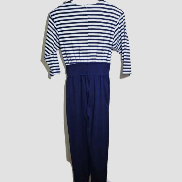 New Vintage Paquette Too Nautical One-Piece Jumpsuit Outfit 12 - Picture 2 of 16
